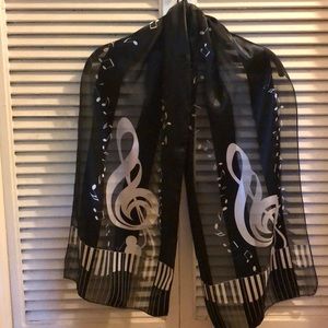 Silk Music Scarf